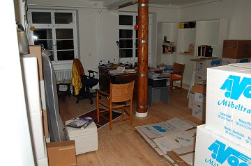 Blick ins Arbeitszimmer